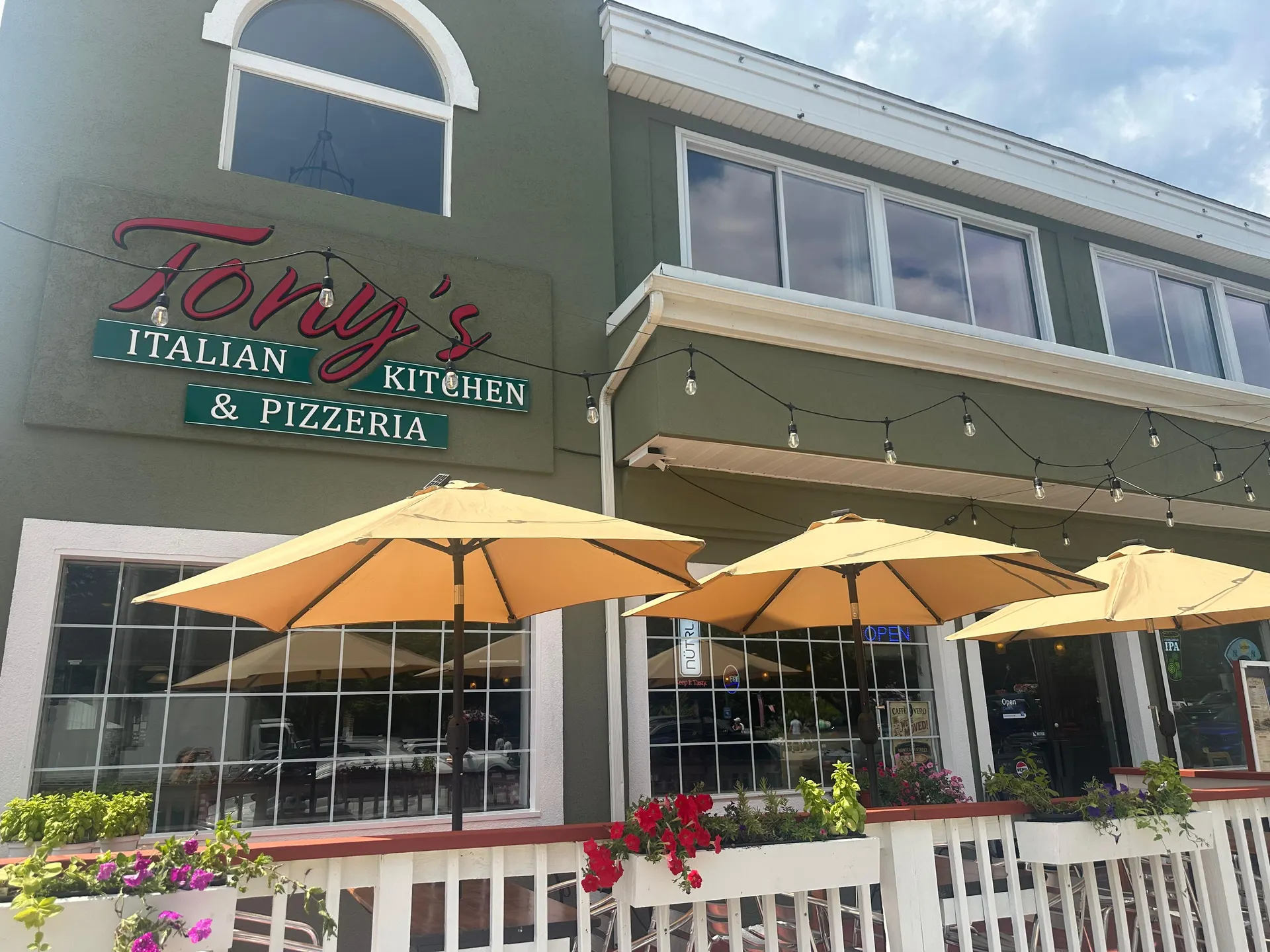 Tony's Italian Kitchen storefront in Lake George
